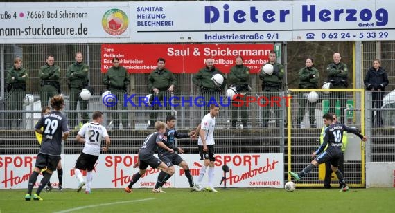 2. Bundesliga SV Sandhausen - TSV 1860 München Hardtwaldstadion Sandhausen 01.03.2014 (© Kraichgausport / Loerz)